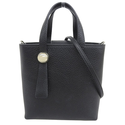 FURLA フルラ 美品 SFERA MEDIUM 2WAY ハンドバッグ ショルダーバッグ レディース ブラック WE00666 HSF000 ハンドバッグ