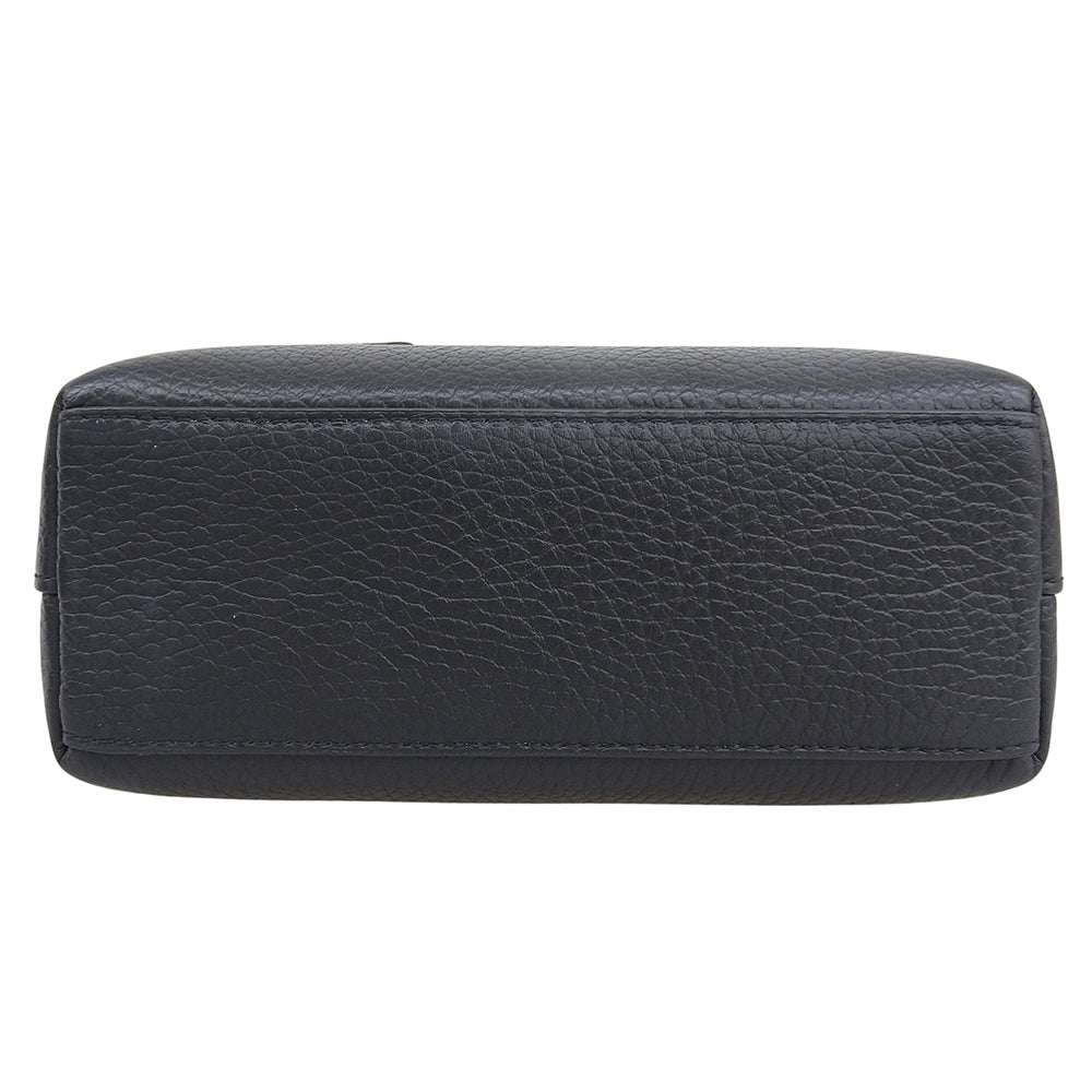 FURLA フルラ 美品 SFERA MEDIUM 2WAY ハンドバッグ ショルダーバッグ レディース ブラック WE00666 HSF000 ハンドバッグ