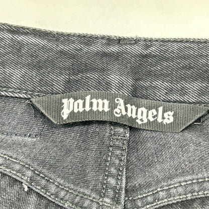 Palm Angels 棕榈天使 PMYA28C99DEN002 黑色 侧边条纹 牛仔裤 下装 28