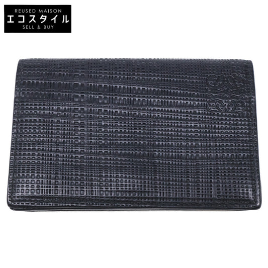 LOEWE ロエベ LINEN リネン アナグラム レザー カードケース