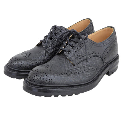 Tricker's トリッカーズ 新品同様 ILKLEY イルクリー コマンドソール ウィングチップシューズ メンズ ブラック 6 1/2 M3087C シューズ 6.5