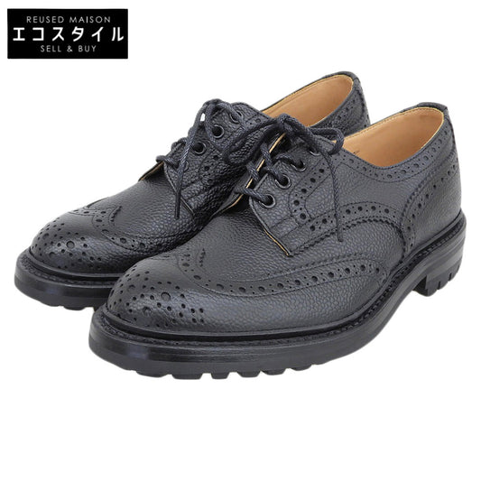 Tricker's トリッカーズ 新品同様 ILKLEY イルクリー コマンドソール ウィングチップシューズ メンズ ブラック 6 1/2 M3087C シューズ