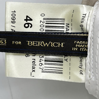BERWICH ベルウィッチ vb8996 scotch アイボリー ウール ツープリーツパンツ ボトムス