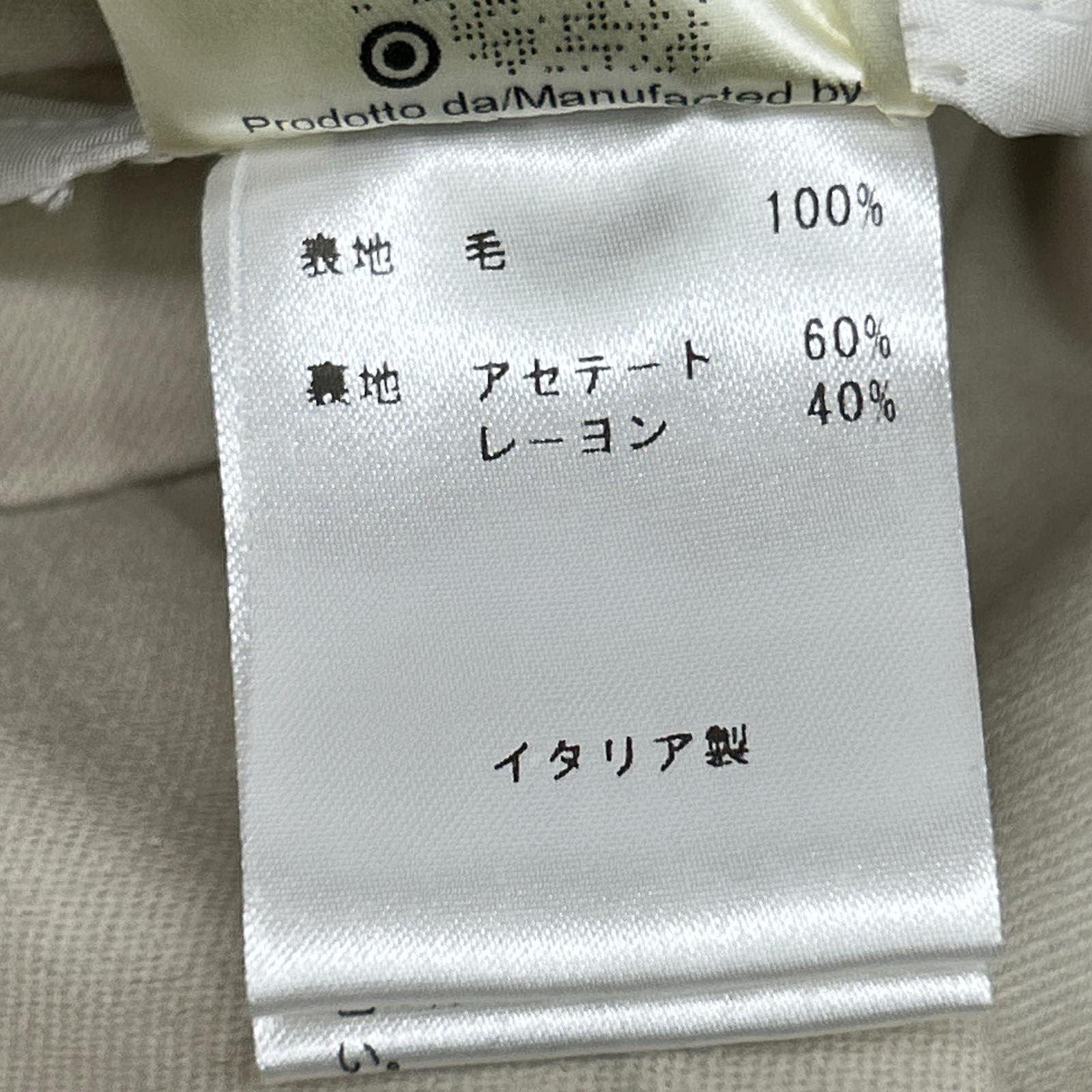 BERWICH ベルウィッチ vb8996 scotch アイボリー ウール ツープリーツ