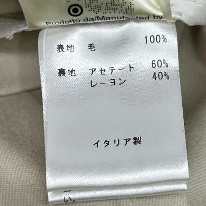 BERWICH ベルウィッチ vb8996 scotch アイボリー ウール ツープリーツパンツ ボトムス