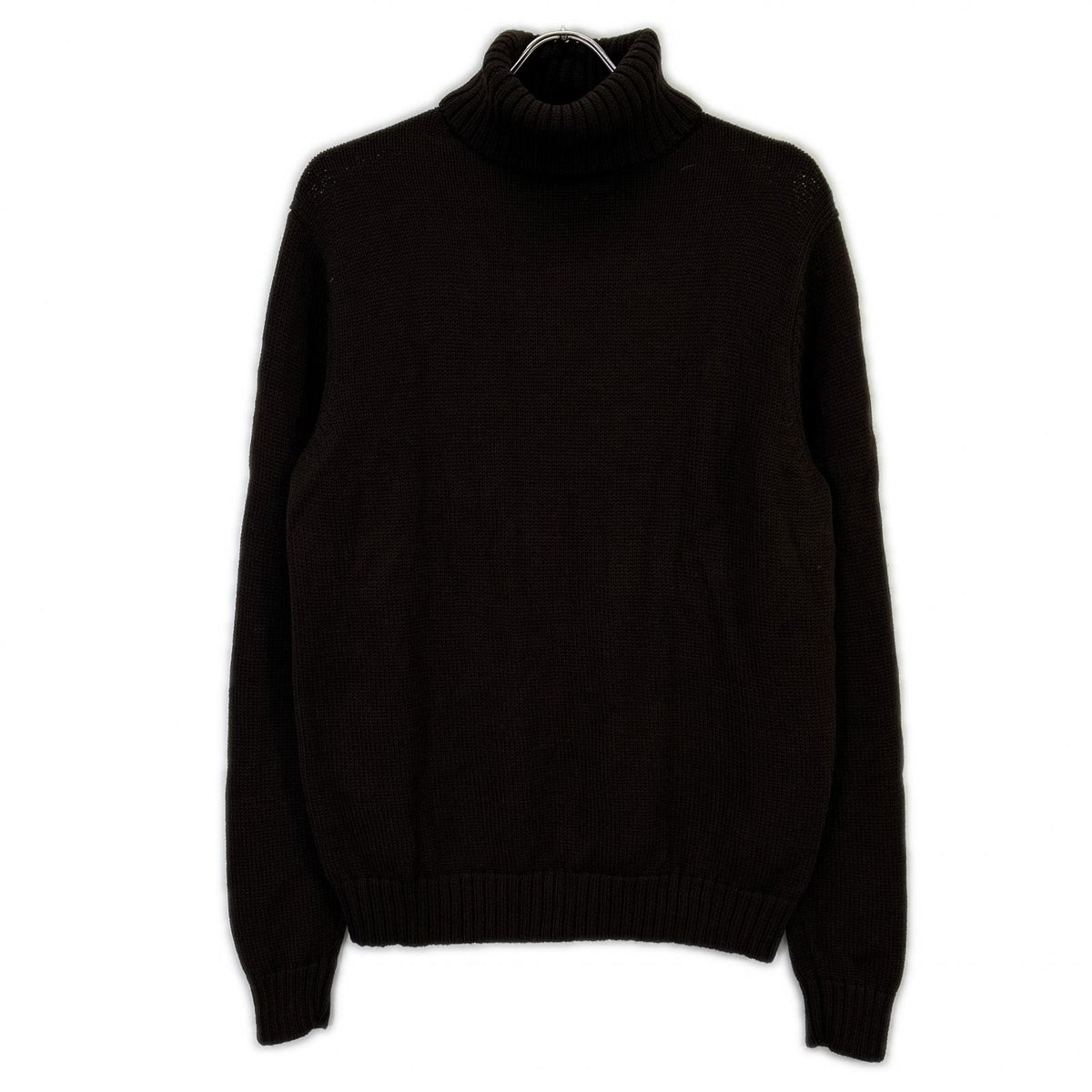 HILTON Hilton 【Toga knit】644040 Brown wool turtleneck sweater Tops