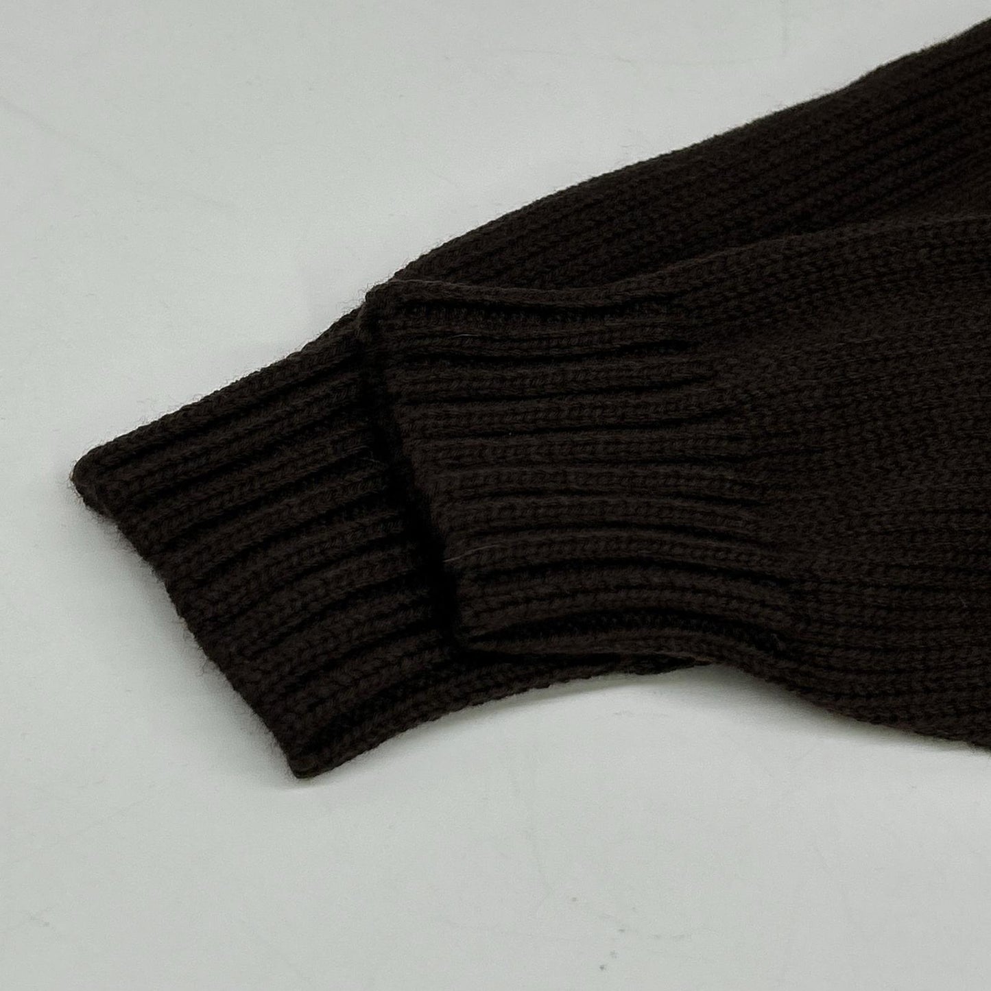 HILTON Togaknit 644040 Brown Wool Turtleneck Sweater Top