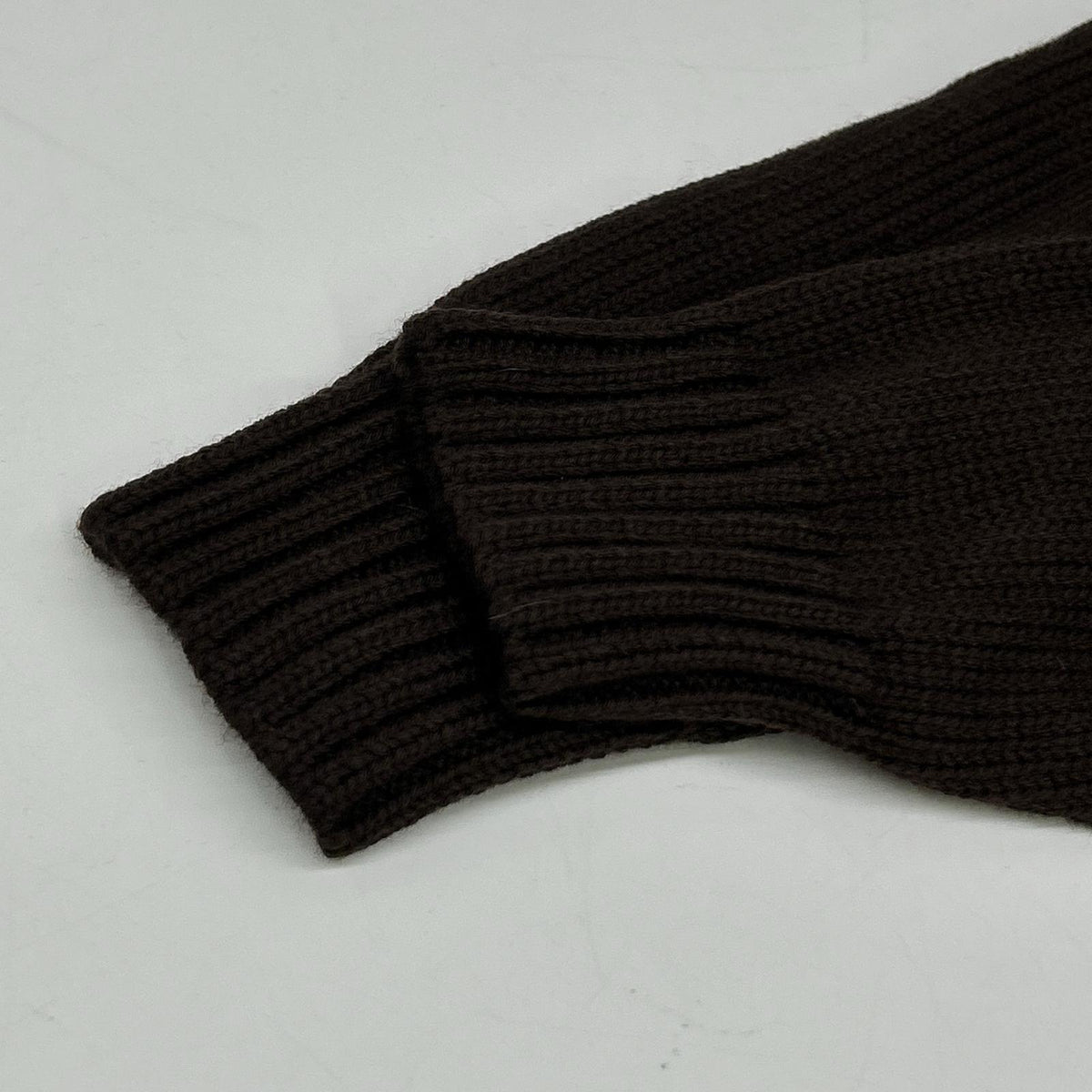 HILTON Hilton 【Toga knit】644040 Brown wool turtleneck sweater Tops