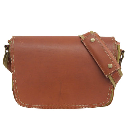 土屋鞄製作所 ツチヤカバン カメラ散歩バッグ レザー×キャンバス ショルダーバッグ メンズ ブラウン×カーキ ショルダーバッグ