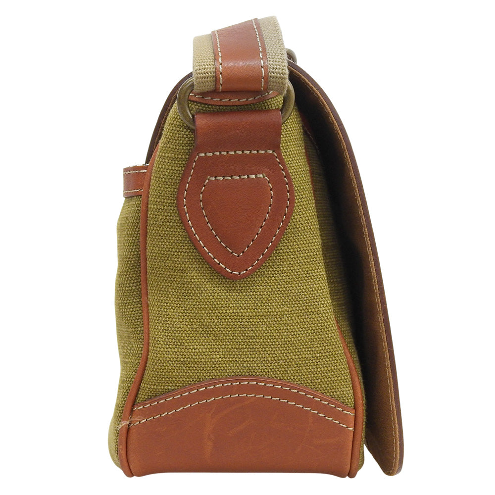 土屋鞄製作所 ツチヤカバン カメラ散歩バッグ レザー×キャンバス ショルダーバッグ メンズ ブラウン×カーキ ショルダーバッグ