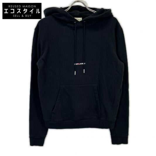 SAINT LAURENT PARIS サンローランパリ 19年 464581 ブラック プルオーバーパーカー トップス