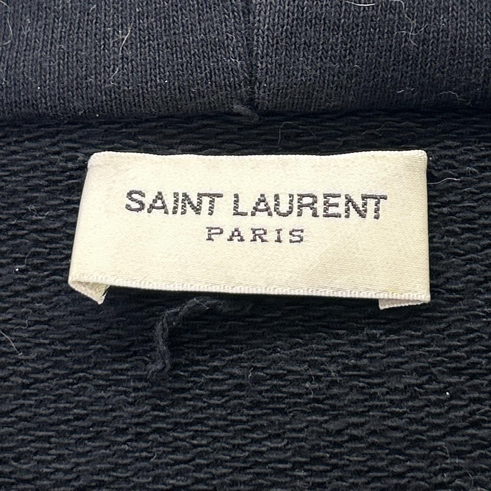SAINT LAURENT PARIS 圣罗兰巴黎 19年 464581 黑色 套头连帽衫 上衣