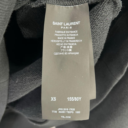 SAINT LAURENT PARIS 圣罗兰巴黎 19年 464581 黑色 套头连帽衫 上衣