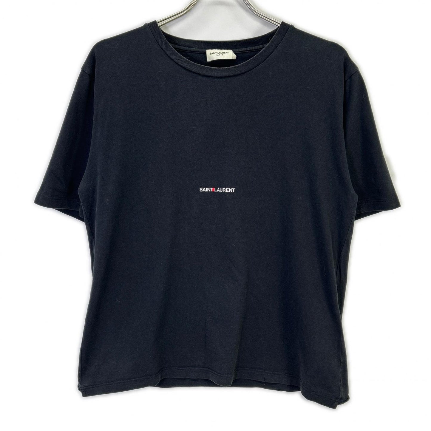 SAINT LAURENT PARIS サンローランパリ 21年 460976 ブラック ロゴ Tシャツ トップス