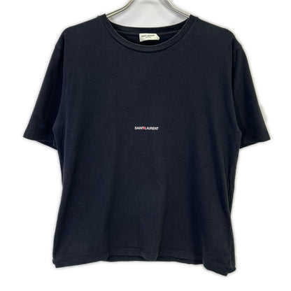 SAINT LAURENT PARIS サンローランパリ 21年 460976 ブラック ロゴ Tシャツ トップス