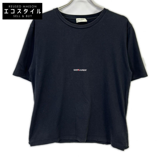 SAINT LAURENT PARIS 21SS 460976 Black Logo T-Shirt