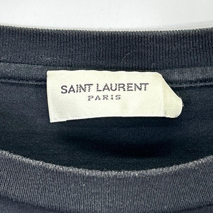 SAINT LAURENT PARIS サンローランパリ 21年 460976 ブラック ロゴ Tシャツ トップス