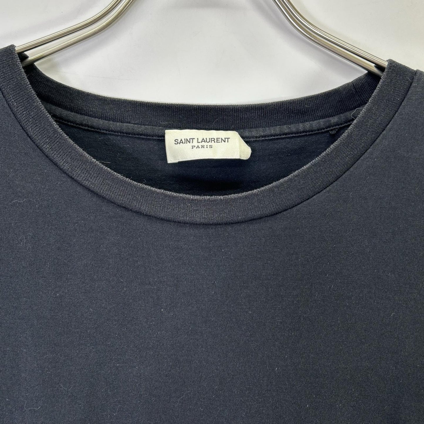 SAINT LAURENT PARIS サンローランパリ 21年 460976 ブラック ロゴ Tシャツ トップス