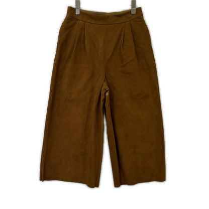 DAISY LIN Brown Suede Pants Bottoms