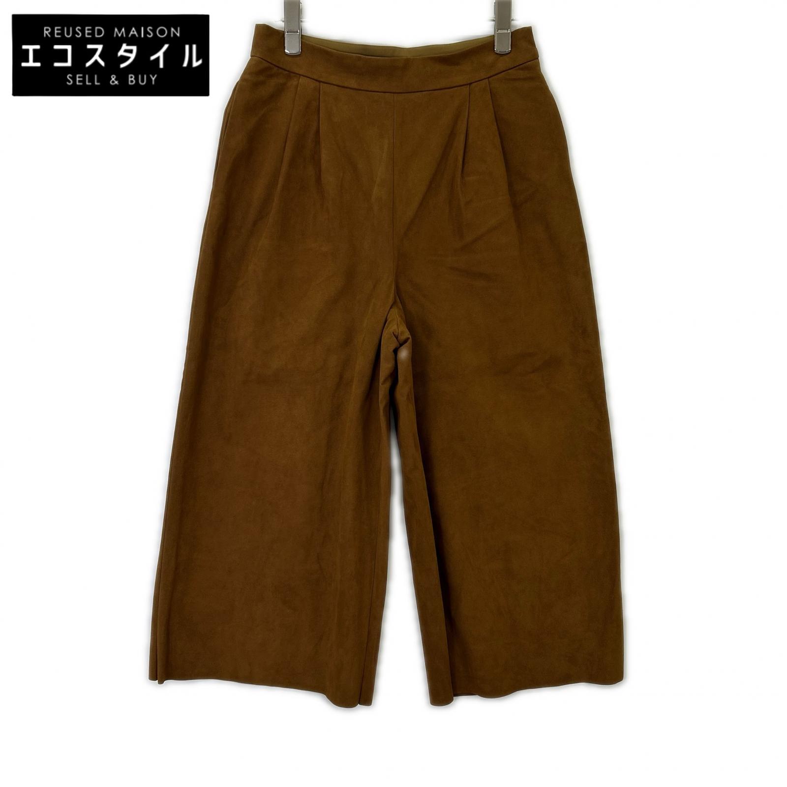 DAISY LIN Brown Suede Pants Bottoms