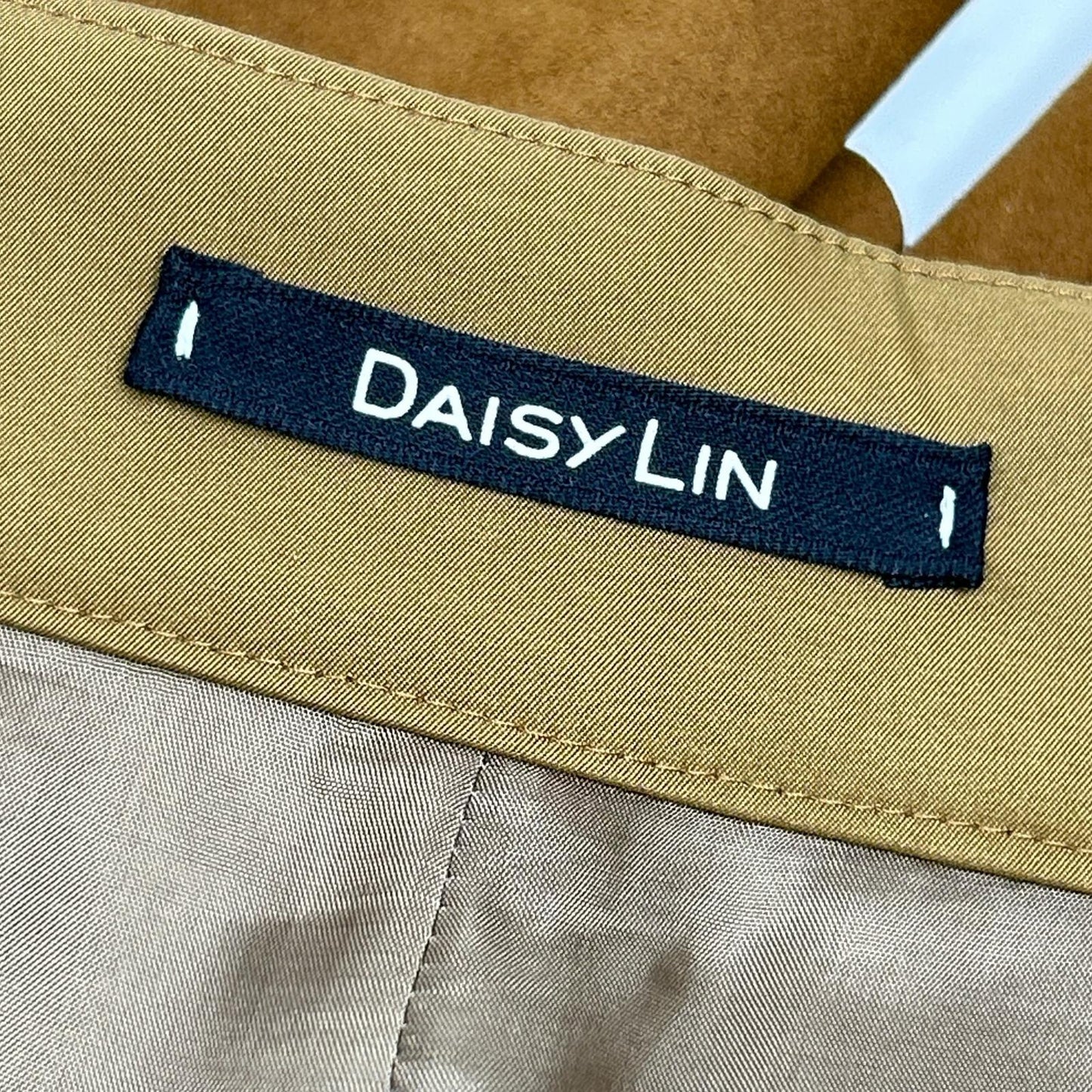 DAISY LIN Brown Suede Pants Bottoms