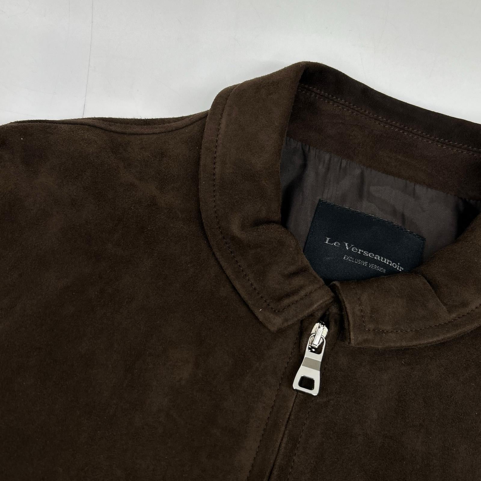 Le Verseaunoir Brown Suede Jacket 40