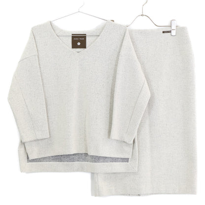 Grey Wool Blend Knit Set-Up Suit Set-Up S Ladies