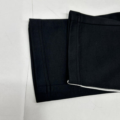 lucien pellat-finet Black YMP-1274H Skull Embroidery Pants Bottoms