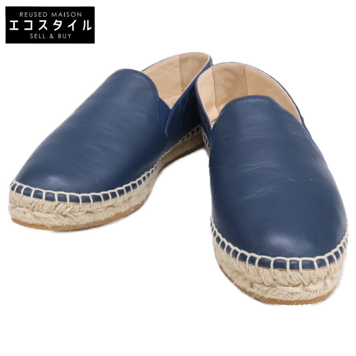 BOTTEGA VENETA 葆蝶家 【美品】407121 V0013 4037 皮革 编织 乐福鞋