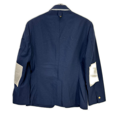 THOM GREY Tom Grey TGSPRTCT8 Navy Wool Gold Button Blazer Jacket
