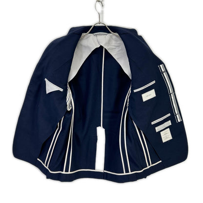 THOM GREY Tom Grey TGSPRTCT8 Navy Wool Gold Button Blazer Jacket