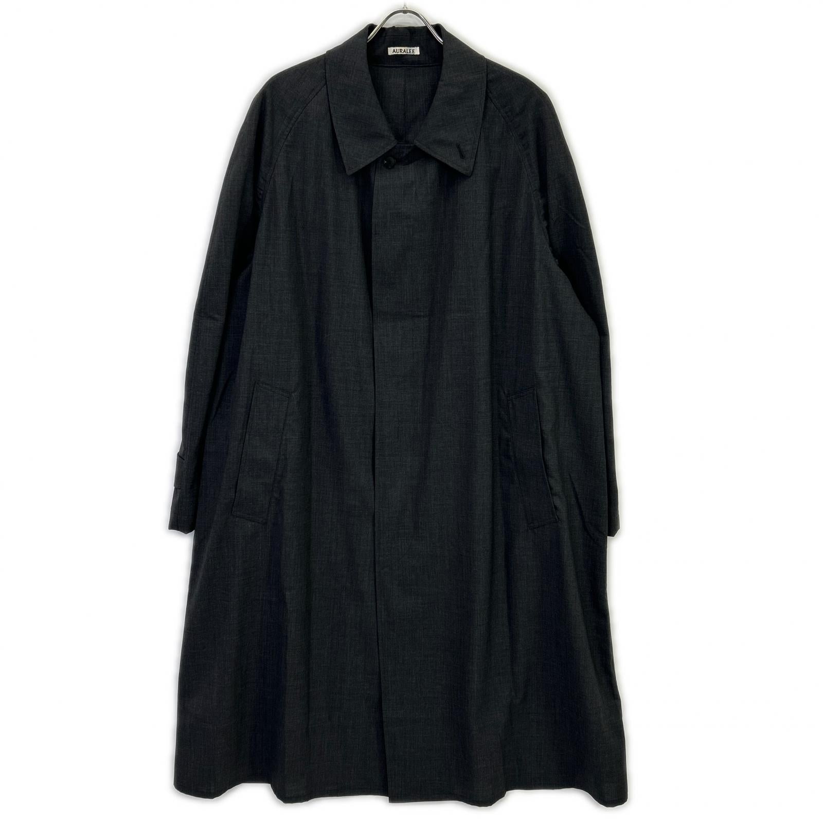 AURALEE オーラリー A23SC01WT 木炭灰 SUPER FINE TROPICAL WOOL SOUTIEN COLLAR COAT 大衣 5