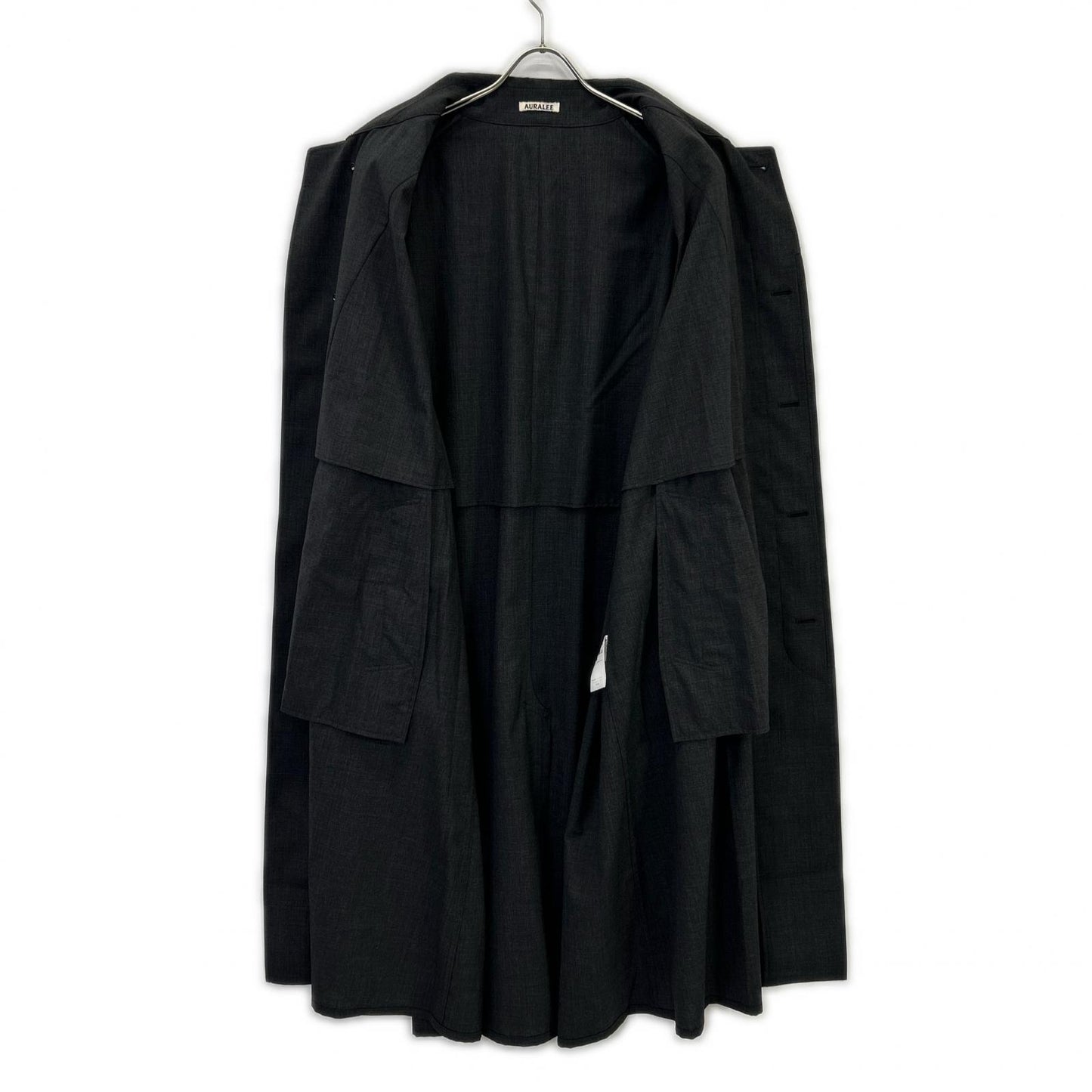 AURALEE オーラリー A23SC01WT 木炭灰 SUPER FINE TROPICAL WOOL SOUTIEN COLLAR COAT 大衣 5