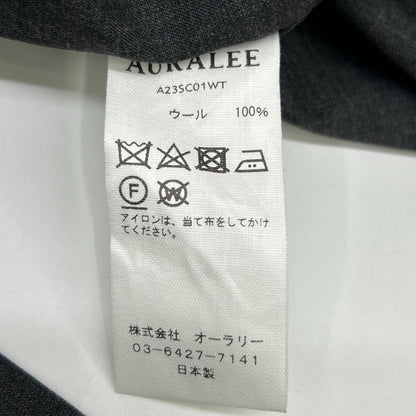 AURALEE オーラリー A23SC01WT 木炭灰 SUPER FINE TROPICAL WOOL SOUTIEN COLLAR COAT 大衣 5