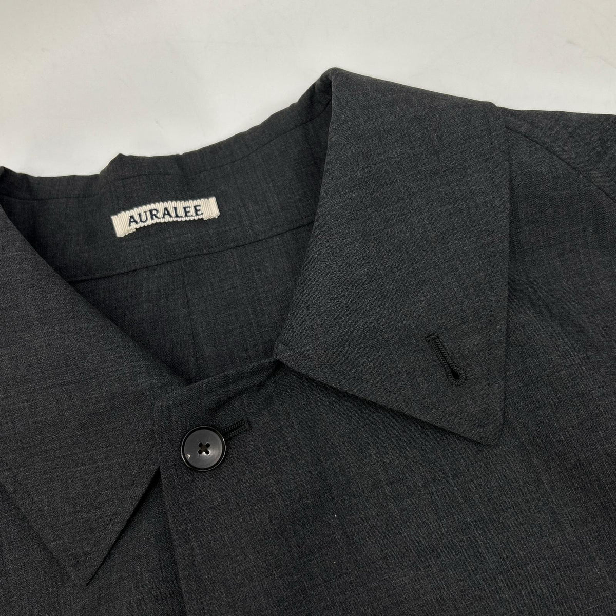 AURALEE オーラリー A23SC01WT 木炭灰 SUPER FINE TROPICAL WOOL SOUTIEN COLLAR COAT 大衣 5