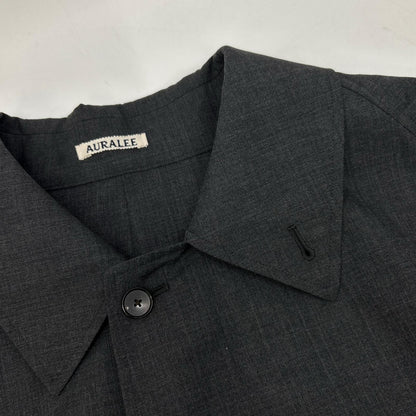 AURALEE オーラリー A23SC01WT 木炭灰 SUPER FINE TROPICAL WOOL SOUTIEN COLLAR COAT 大衣 5