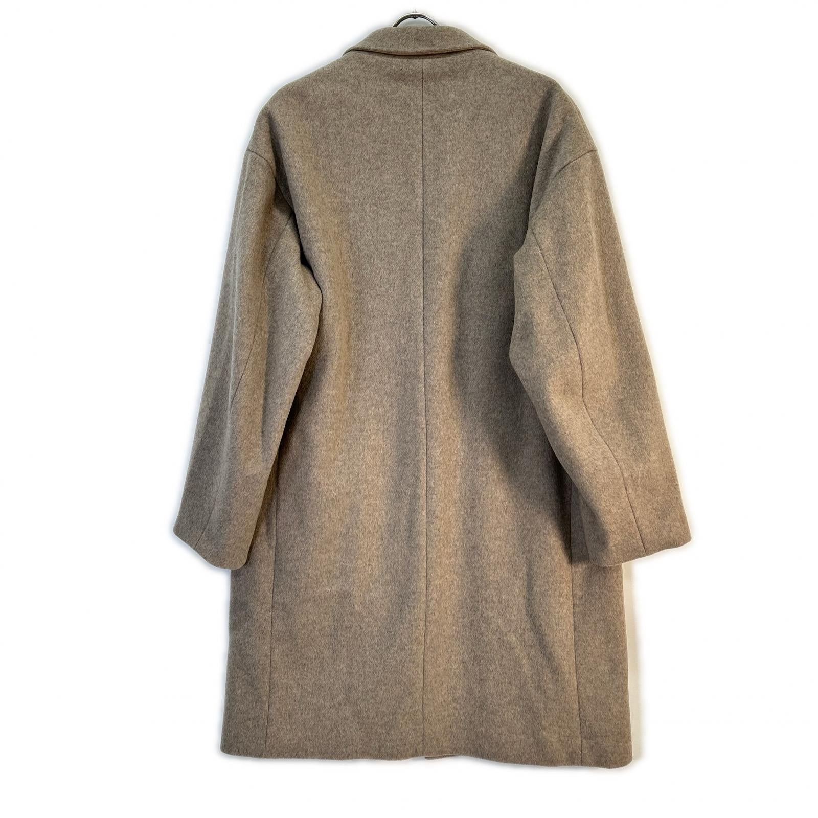 Adam et Rope Beige Extra Fine Wool 140's Chester Coat (No Size, Men's)