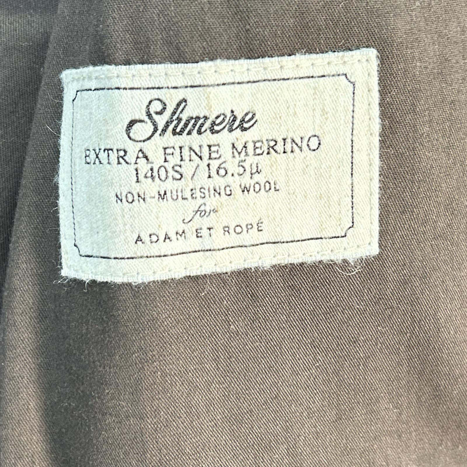 Adam et Rope Beige Extra Fine Wool 140's Chester Coat (No Size, Men's)