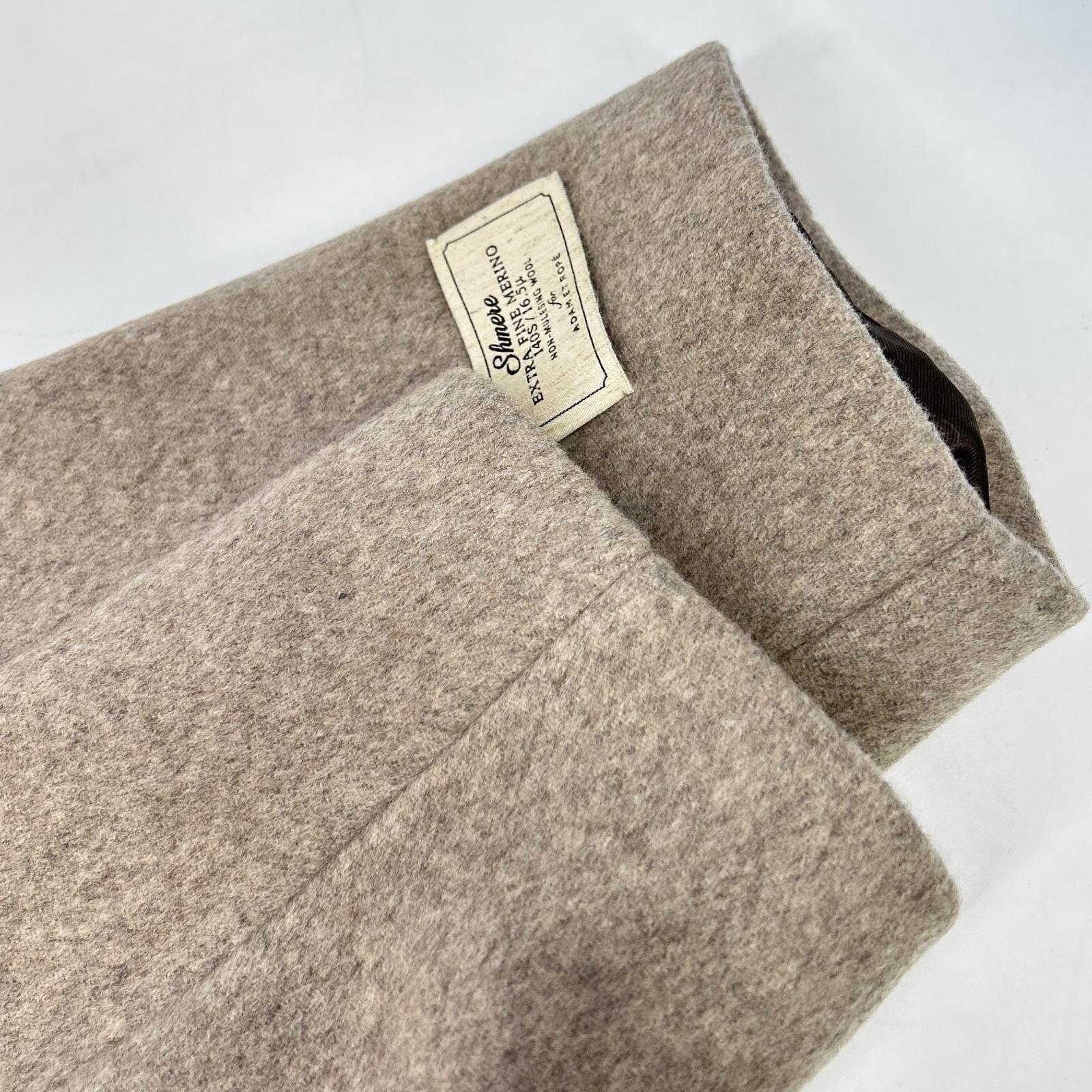 Adam et Rope Beige Extra Fine Wool 140's Chester Coat (No Size, Men's)