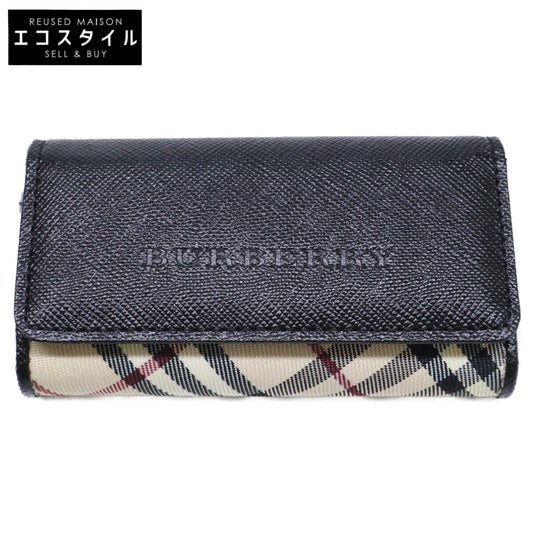 BURBERRY 博柏利 【全新未用】YD4665 Nova格纹 帆布/皮革 钥匙包