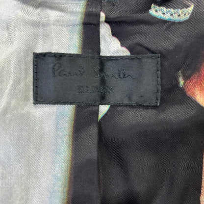 PaulSmith BLACK ポールスミスブラック CJKPMGM0403 ネイビー ポールスミス Citanus リネンコットン パンツ スーツ スーツ セットアップ