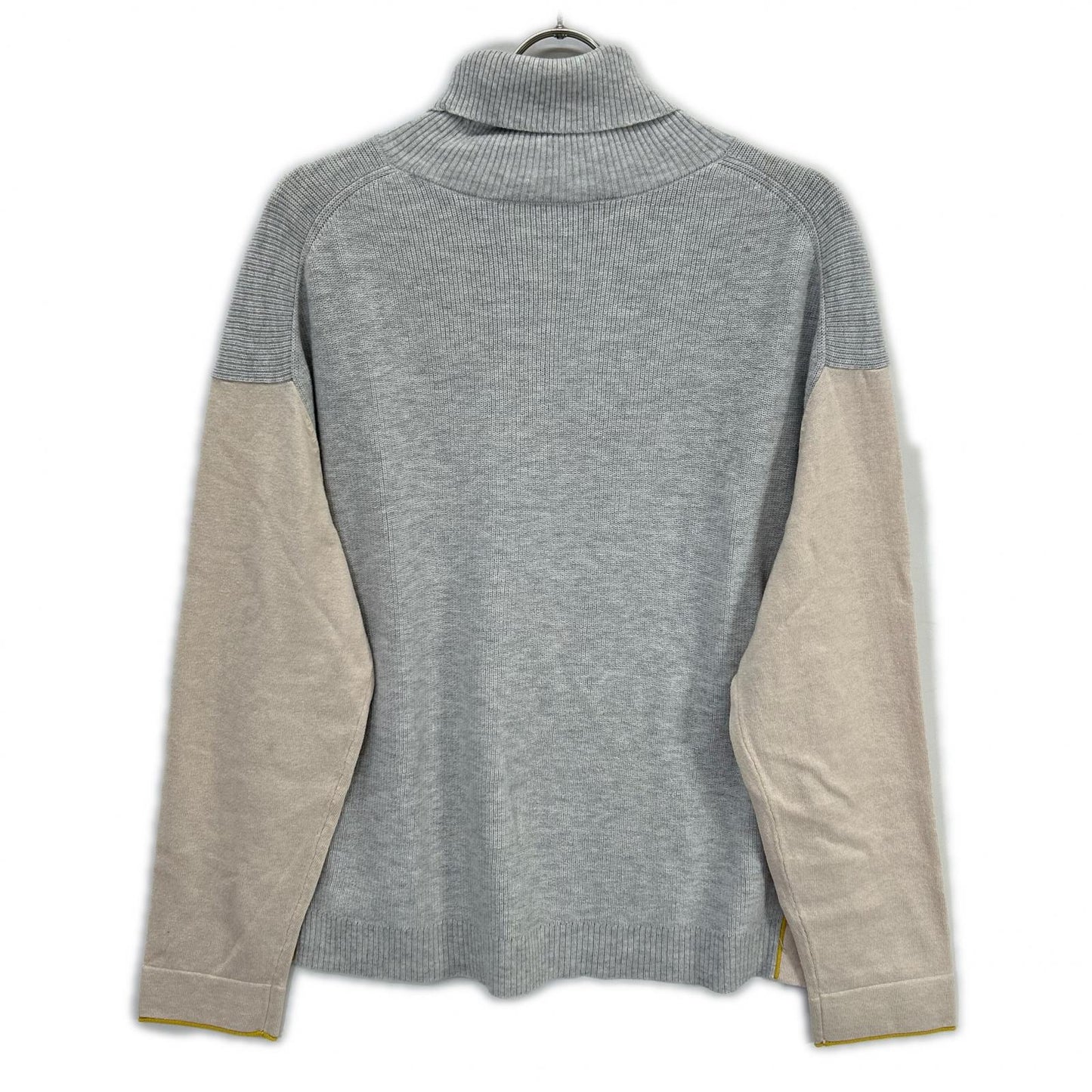 Paul Smith KRPSIS0120 Grey x Beige Turtleneck Knit Top XL