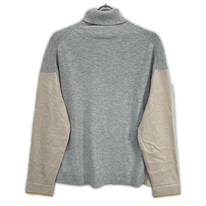 PaulSmith 保罗史密斯 KRPSIS0120 灰色×米色 高领 针织衫 上衣 XL