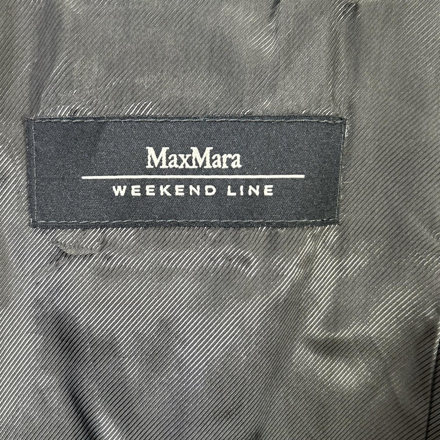 Max MaraWEEKEND マックスマーラウィークエンド グレー ウールレーヨン ツイード ジャケット ジャケット