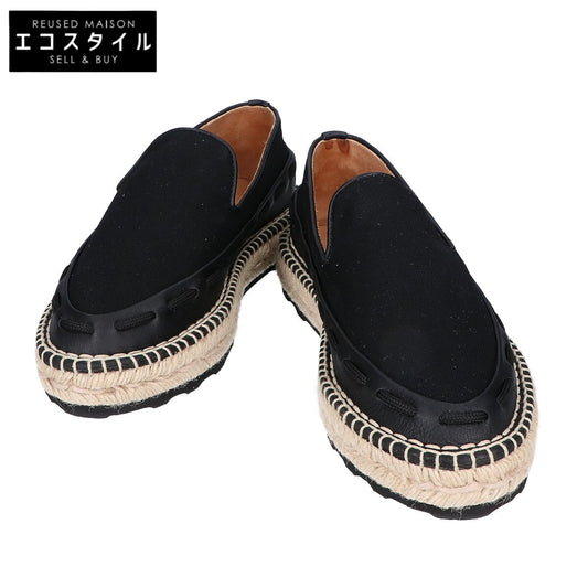 BOTTEGA VENETA Bottega Veneta [Mint Condition] Espadrille Leather x Canvas Slip-on Shoes