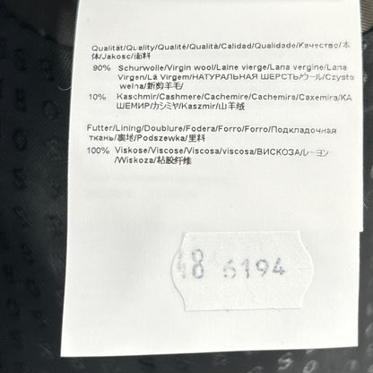 HUGO BOSS 雨果博斯 10237369 黑色羊毛羊绒切斯特大衣 外套