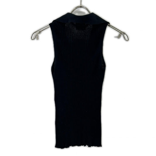 CHANEL シャネル 15SS P51244K06612 ブラック スキッパー ノースリーブニット トップス