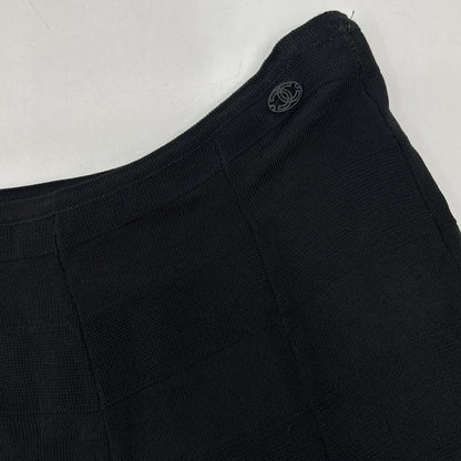 CHANEL シャネル 12A P30284K00355 ブラック レーヨン スカート スカート