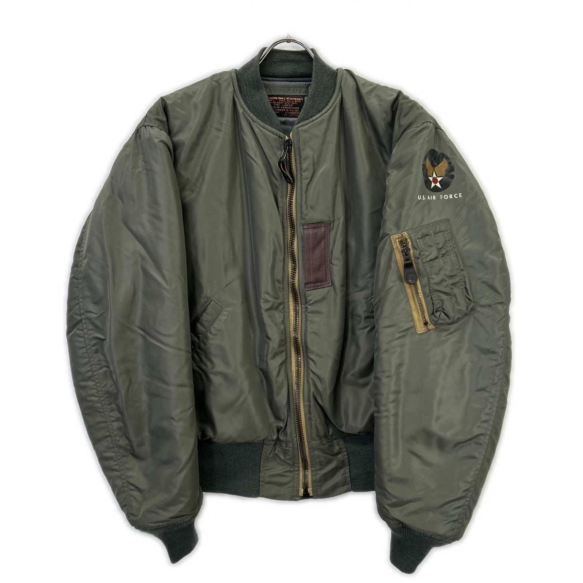 THE REAL MCCOY'S THE REAL McCOY'S 卡其 TMJ2432 ALBERT TURNER 实名 MIL-J-8279A MA-1 飞行夹克 夹克 LARGE 男士