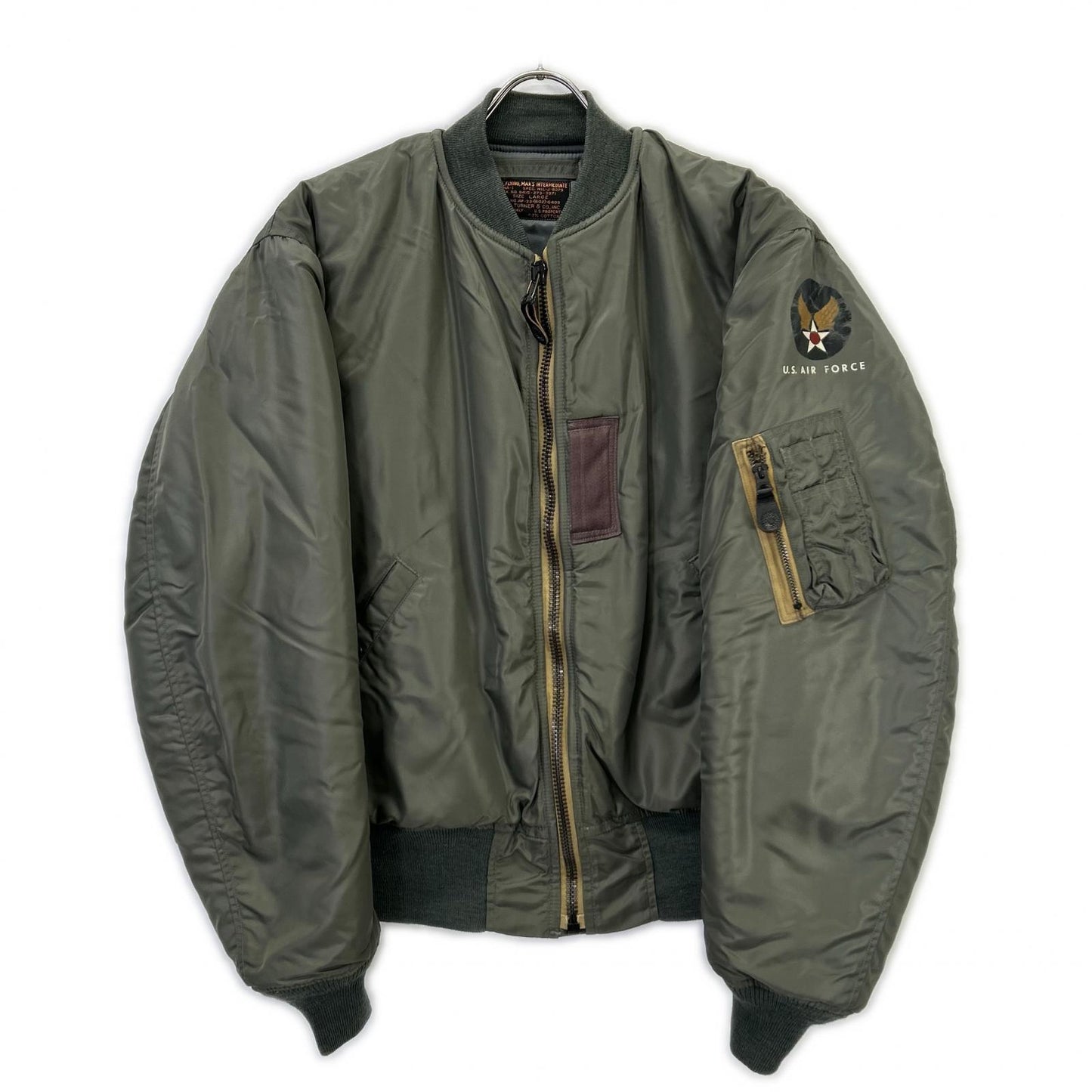 THE REAL MCCOY'S THE REAL McCOY'S 卡其 TMJ2432 ALBERT TURNER 实名 MIL-J-8279A MA-1 飞行夹克 夹克 LARGE 男士